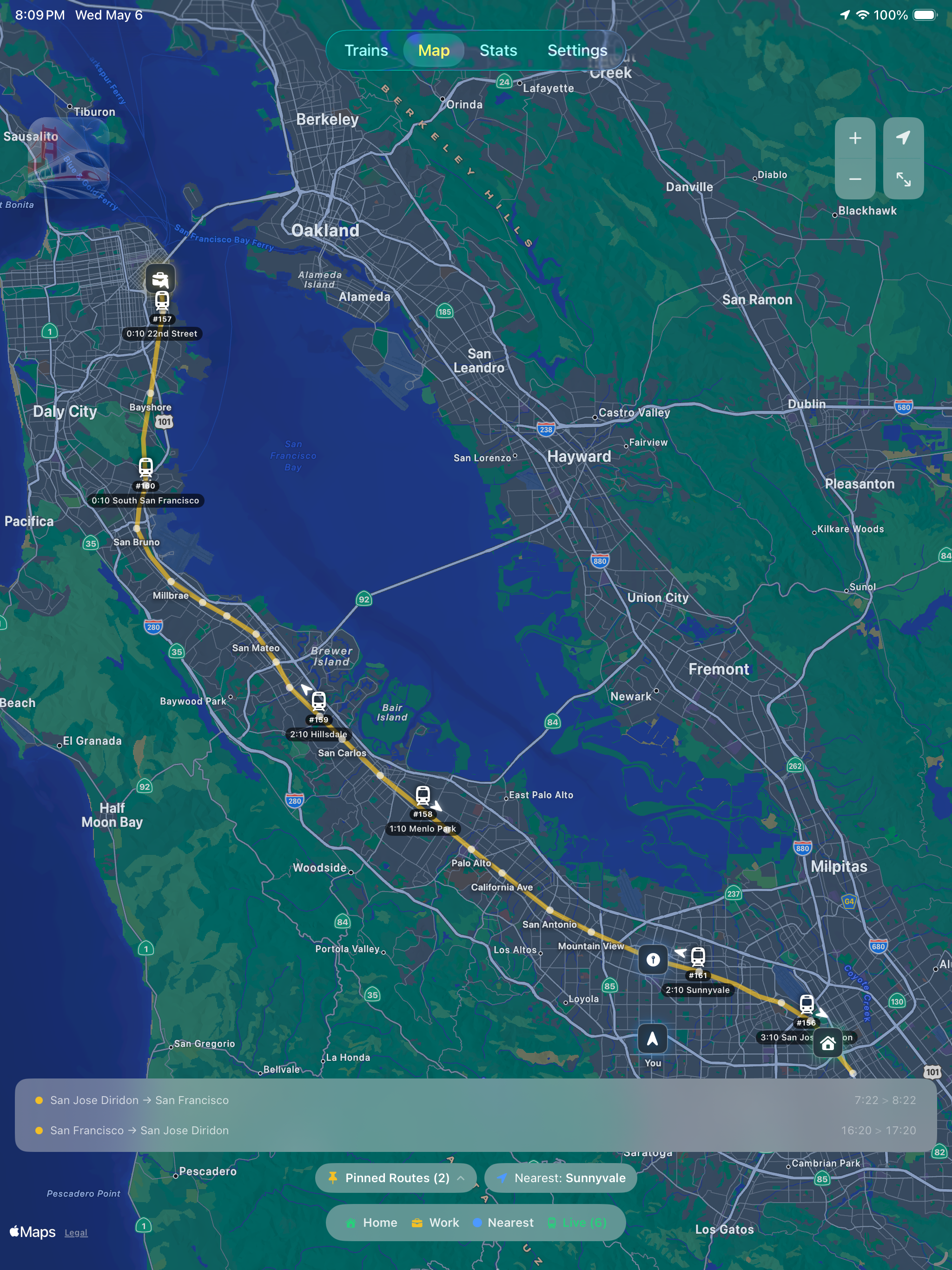 Live Map - iPad