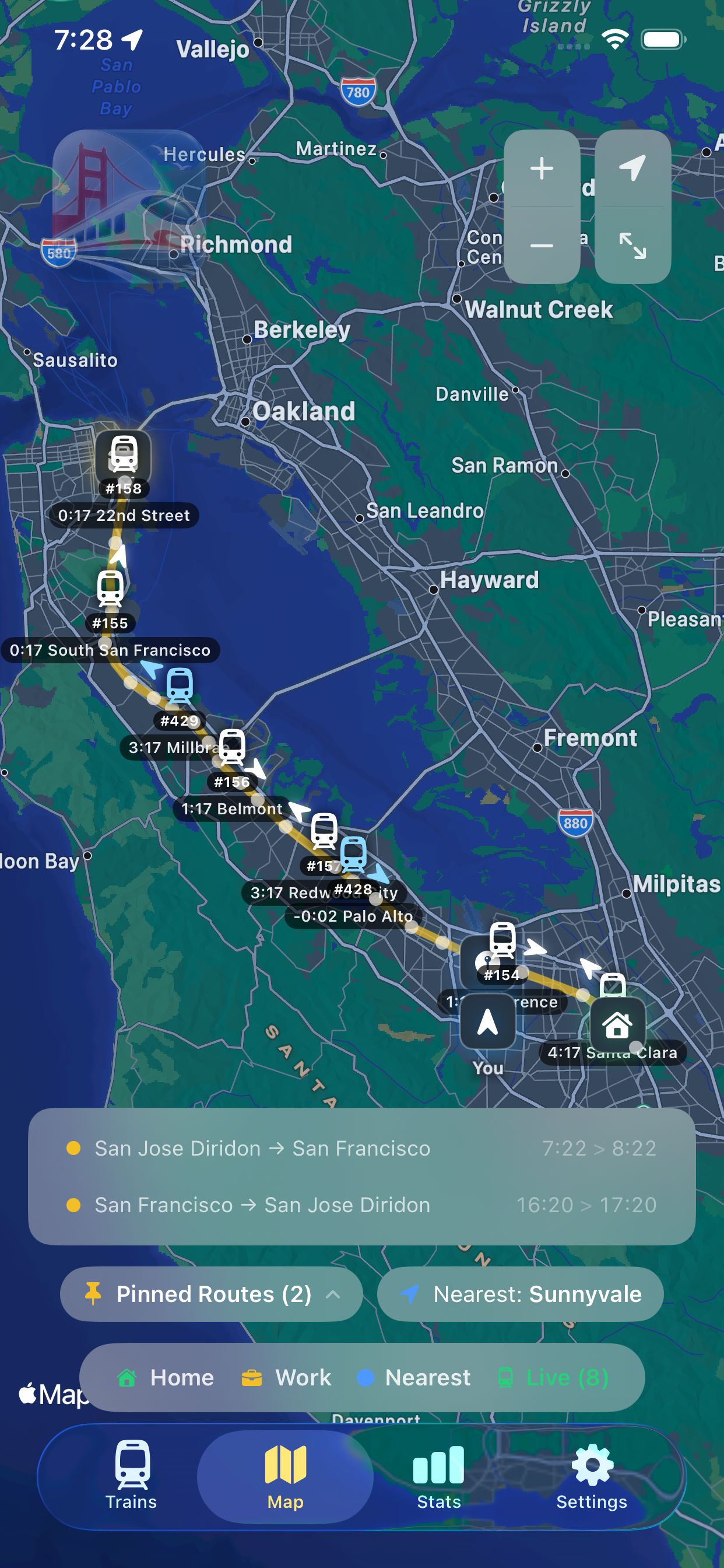 Live Map - iPhone