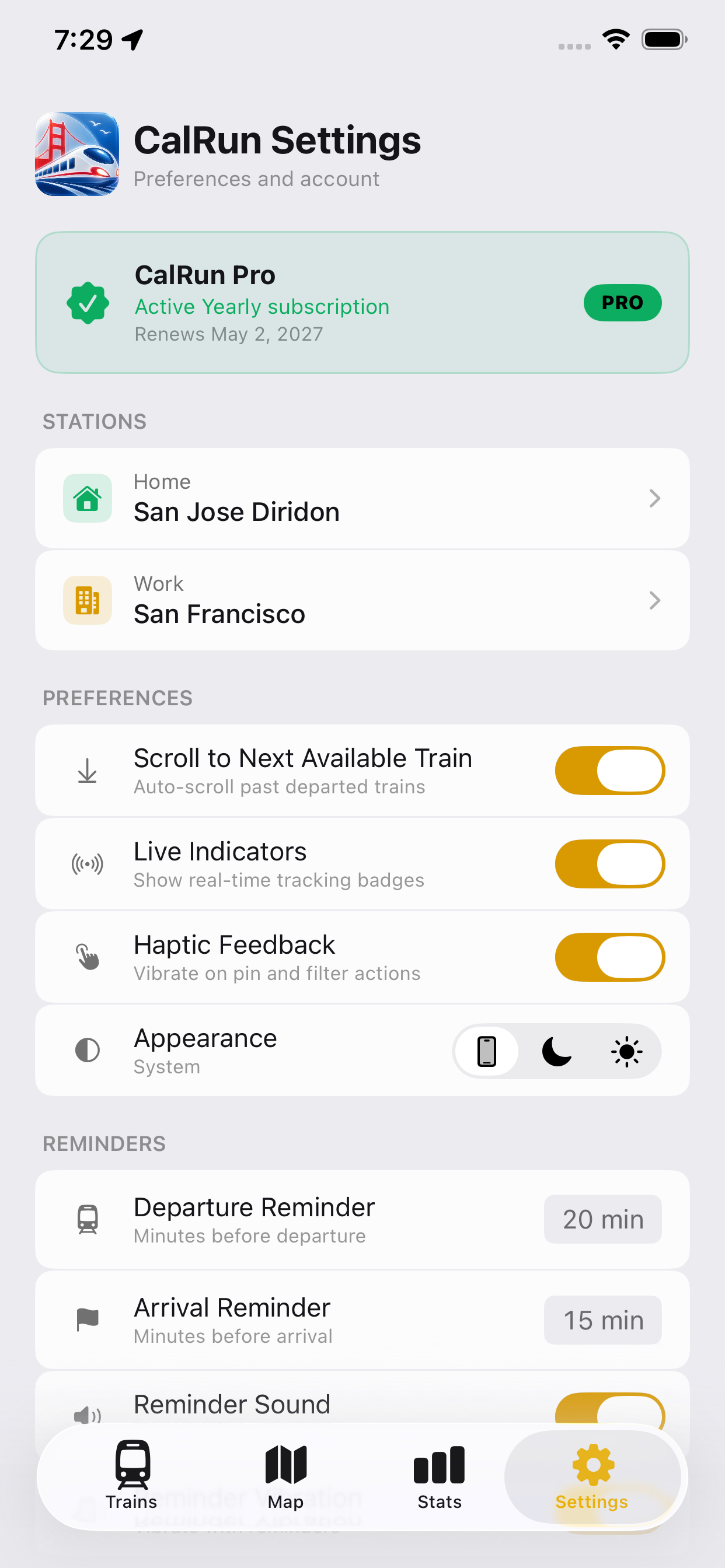 Settings - iPhone